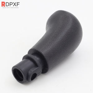 Pour Renault Clio MK3 2005-2009 MEGANE SCENIC Mk2 <span class=keywords><strong>Kangoo</strong></span>, pommeau de levier de vitesse, housse anti-poussière en cuir, pommeau de levier de vitesse 5 vitesses. - Product Image 4