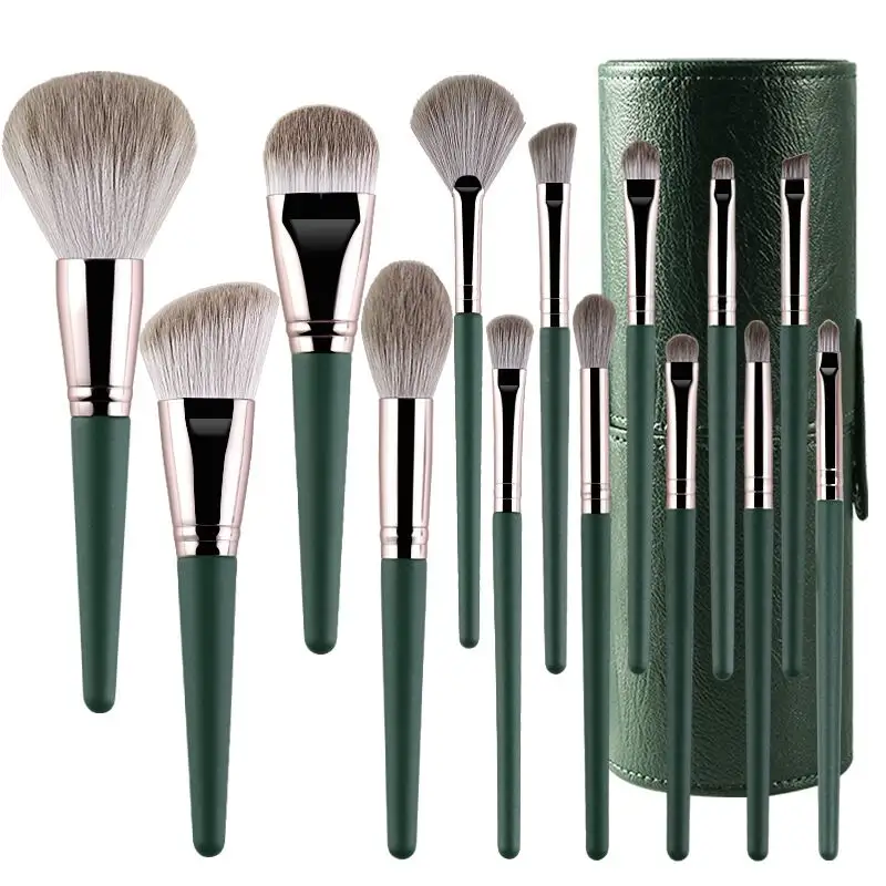 Mass-customizable Cheap Classic Women's Soft Synthetic Hair And Make Up BrushesPink Makeup Brush Set