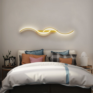 Moderna lampada da parete Vintage rettangolare promozionale di alta qualità a LED elettrico in alluminio 220V 110V alluminio alluminio lampada da parete - Product Image 3