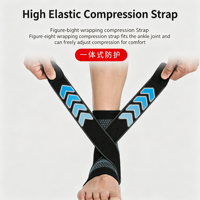 Attelle de cheville réglable en nylon pour le sport et le fitness, protection des ligaments avec fonction de stabilisation – Offre Spéciale