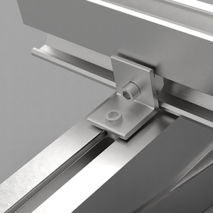 Sistema de Montaje de Paneles Solares, Soporte de Instalación, Riel para Techo y Suelo, Estructura Fotovoltaica de Acero al Carbono, CE N/m, Techo Curvo - Product Image 5