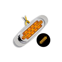 Nouvelles feux de position latéraux pour camion et remorque en ABS+LED de haute qualité, barre lumineuse d'avertissement, feu stop, lampe arrière super lumineuse DC12V universelle