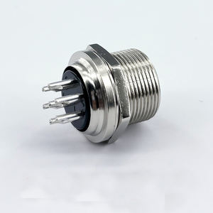 Conector de Aviación de Cobre de 6 Pines DIN GX-16 de 16 mm, en Ángulo Recto, para Radio Automotriz - Product Image 6