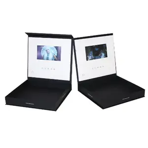 Video brochure box high quality Lcd Screen Video Brochure Box Video Card Box