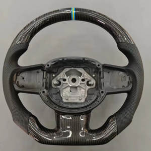 Volante de Fibra de Carbono para Volvo <span class=keywords><strong>XC40</strong></span>, S90, S60, V60, V90, S40, V40, XC60, <span class=keywords><strong>XC40</strong></span>, XC90, Modificación con Material de Cuero, Accesorio para Auto - Product Image 1