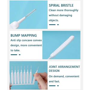 Juego de 10 Cepillos de Limpieza para Ducha, Cepillo de Nailon Antiobstrucción para Cabezal de Ducha, Limpiador de Teclado de Computadora, Herramienta de Limpieza de Polvo para Orificios de Teléfono - Product Image 4