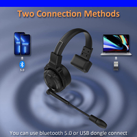 Auriculares inalámbricos con micrófono para camionero, audífonos con Bluetooth para oficina, superventas de 2023