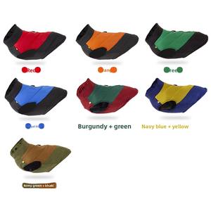 الخريف والشتاء ملابس الكلاب الأليفة سترة سميكة من القطن الدافئ مع نمط صلب ملابس الكلاب سترة - Product Image 5