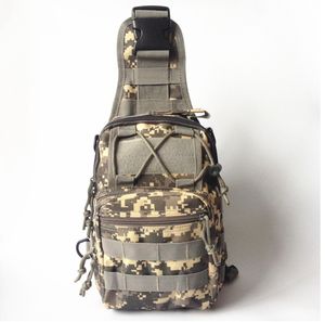 Sac de poitrine tactique de chasse et de sport en plein air SB06 avec sangles Molle, sac de poitrine à une épaule - Product Image 2
