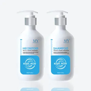 Shampoo e condicionador anti-caspa anti-coceira ácido kójico antibacteriano crueldade-livre