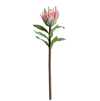 Protea King Artificielle Vert Fleurs Tropicales pour Décor Real Touch Protea Fleur Halloween Saint Valentin Nouvel An Fête des Mères