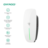 Chargeur mural AC pour véhicule électrique Ovrod 7kW 32A Type 2, station de recharge intelligente avec contrôle par application WiFi pour appartement et parking