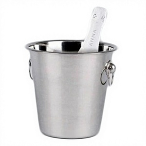 Luxury Quality Durable Stainless Steel Metal <b>Wine</b> Cooler Polished Ice Bucket 5L Capacity Classic Floral Design Bar Hotel Use - Product Image 1