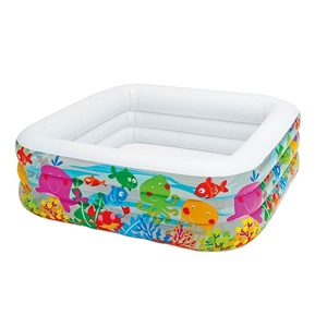 <span class=keywords><strong>Piscine</strong></span> gonflable carrée <span class=keywords><strong>Intex</strong></span> 57471 pour enfants et adultes 159cmX159cmX50cm - Product Image 1