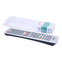 Télécommande universelle pour téléviseur HUAYU RM-L1589 à code fixe avec 2 piles AAA pour les téléviseurs intelligents Aquos