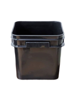 Seau carré en plastique de qualité alimentaire <span class=keywords><strong>SDPAC</strong></span> de 1,7 gallon avec couvercle à fermeture hermétique, écologique, durable, multi-usages (couleur personnalisée) - Product Image 4