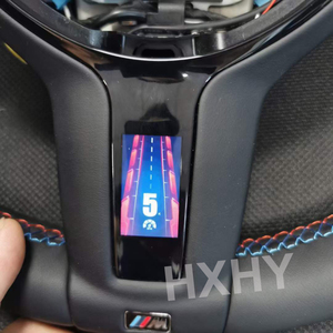 พวงมาลัยหนังแท้ HXHY รุ่นใหม่ อัจฉริยะ พร้อมจอ LCD สำหรับรถ <span class=keywords><strong>BMW</strong></span> ซีรีส์ F/G รุ่น M3 M5 F10 F30 F20 F12 F80 F82 F34 - Product Image 6