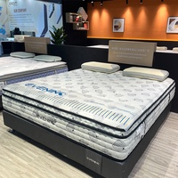 Matelas orthopédique à ressorts ensachés certifié OEKO-TEX, compressé en boîte, directement de l'usine, pour projets hôteliers et villas