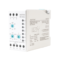 Relais de contrôle de tension miniature GK-04S AOTAI 380V AC 50/60Hz, protection haute/basse tension à séquence de phase, haute puissance sensible 5A