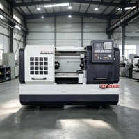 Tour CNC CK6140 avec banc en fonte lourde, équipement de tournage CNC avec mandrin hydraulique en option