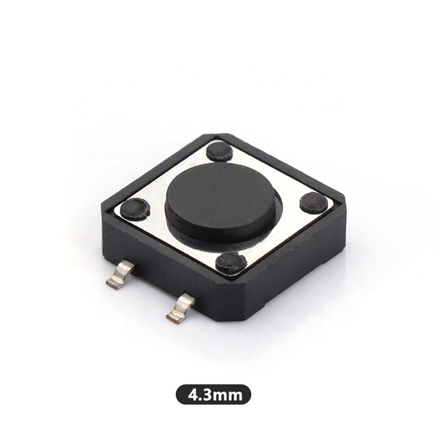 4PIN 12*12*4.3MM SMT TACT SWITCHES 12MM*12MM PUSH BUTTON SMD TACT SWITCHES