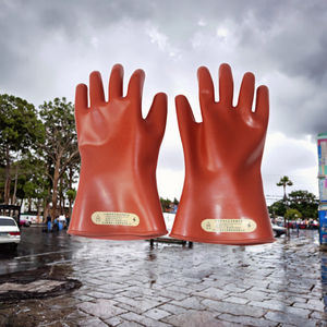 Guantes de Goma Aislantes de Alto Voltaje para Electricistas, Guantes de Protección de Seguridad para Trabajos Eléctricos - Product Image 6