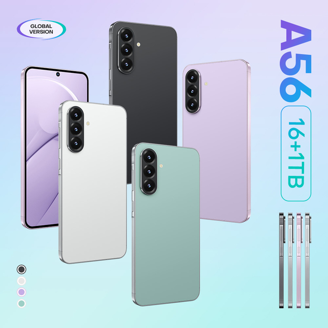 2026 New A56 Android Smartphone Deca Core CPU 16GB+1TB Storage 108MP HD Display CDMA/LTE French Global Version