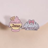Broche rose en forme de crème glacée, mignonne, avec nœud de dessin animé, badge métallique, accessoire de mode, vente en gros transfrontalière