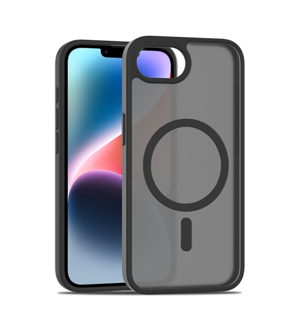 Luxury Translucent Mobile Phone Case with Magnetic Ring Skin Feeling for iPhone 16e Case Custom Phone Cover