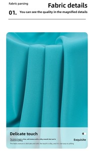 Tessuto Chiffon Perlato Stampato Spesso 200gsm Ultra Morbido 100% Poliestere per Gonne, Pantaloni e Abiti - Product Image 6