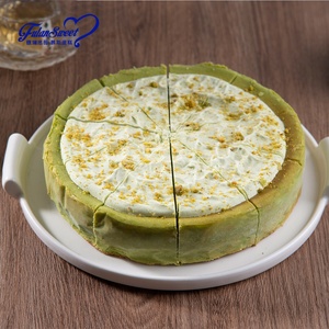 Apéritifs surgelés <span class=keywords><strong>Yaourt</strong></span> glacé Gâteau à la crème glacée Snack Gâteau <span class=keywords><strong>au</strong></span> fromage basque glacé Parfum de pistache et <span class=keywords><strong>caramel</strong></span> salé - Product Image 2