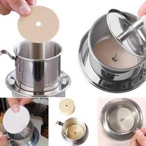 Prix compétitif, 100 pièces de papier filtre brun perforé jetable pour cafetière <span class=keywords><strong>Stanley</strong></span> 48 oz - Product Image 1