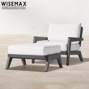 WISEMAX FURNITURE Meubles d'extérieur modernes et minimalistes, table basse en alliage d'aluminium durable, table centrale pour jardin et patio - Product Image 4