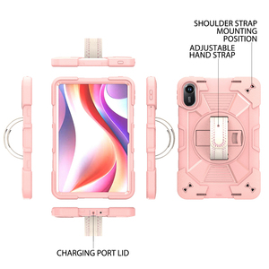 Étui antichoc pour tablette adapté aux enfants pour Redmi Pad 2 4G 11 pouces, housse de tablette en silicone PC à 3 couches avec béquille rotative - Product Image 5