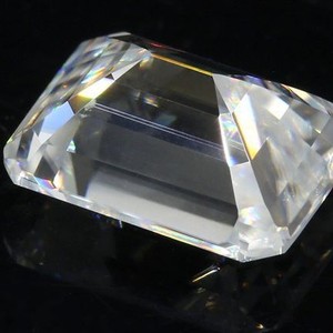 Cadermay Moissanite Gemstone Emerald Cut D Color Rectangle Loose Stone For Jewelry Making - Product Image 2