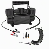 Compresseur d'air portable à double cylindre 12V 150PSI en métal avec gonflage rapide des pneus pour voitures et MPV