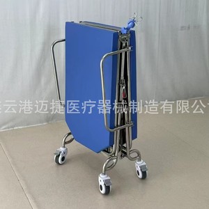 Cama de Transporte Médico Inteligente Yijia, Cama de Examen de Acero Inoxidable de Emergencia con Cuatro Ruedas - Product Image 4