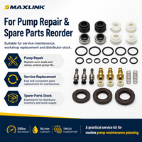 Kit de soupapes pour nettoyeur haute pression MX ServiceKit S1, pièces de soupape d'entrée et de sortie avec joints toriques pour pompe 200 bar 16L