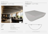 Panneaux acoustiques suspendus pour plafond en PET, panneaux absorbants le son pour bâtiments commerciaux