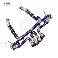 Système d'échappement complet en titane SDO pour Chevrolet Corvette C8 Z06 5.5L 2023-2026, avec catalyseur haute performance et commande de soupape OEM