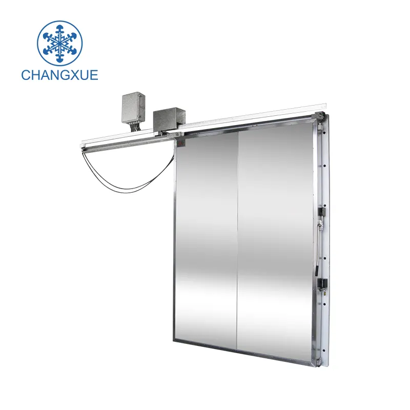 Sing-open electric sliding door