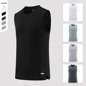 Nuovo gilet da <span class=keywords><strong>uomo</strong></span> morbido e leggero traspirante ampio canottiera da basket per <span class=keywords><strong>uomo</strong></span> senza maniche t-shirt <span class=keywords><strong>sportive</strong></span> - Product Image 6