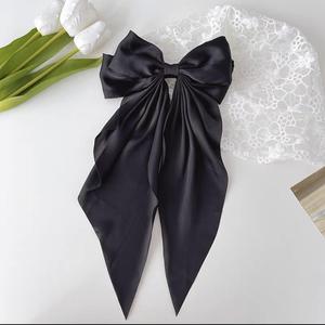 Accessoires pour cheveux multicolores, grandes pinces à cheveux avec nœud, nœud en satin surdimensionné à longue queue pour filles et femmes - Product Image 4