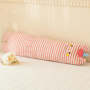 Oreiller souple et respirant pour mère et bébé Oreiller latéral à longue bande Lapin <span class=keywords><strong>Enceinte</strong></span> Femmes Enfants Grand coussin en peluche pour canapé-lit - Product Image 5