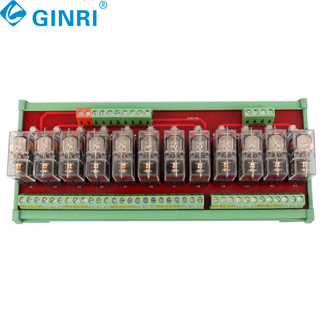 JR-12L1 RELAY MODULE  24v  12 Channel High Power Protective Voltage Relay Module