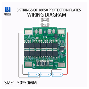 BMS LiFePO4 3S 10A 15A 20A 25A 30A với chức năng cân bằng, thích hợp cho các sản phẩm PCB & pcba của các thiết bị điện tử - Product Image 5