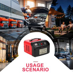 <span class=keywords><strong>Cargador</strong></span> de Batería Universal de <span class=keywords><strong>12v</strong></span> 24 Voltios <span class=keywords><strong>9ah</strong></span> 6 Amperios 200 Amperios, <span class=keywords><strong>Cargador</strong></span> Lento y Arrancador de Emergencia para Coche y Moto - Product Image 5
