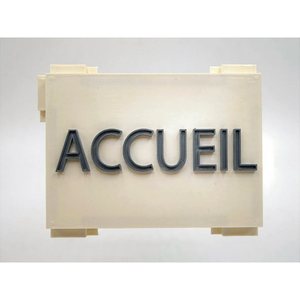 Lettere in rilievo e logo murale per l'area reception, stampa 3D FDM su misura, a partire da 9 € per lettera - Product Image 2