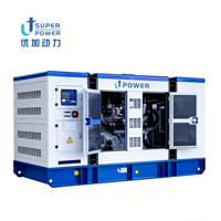 Générateur diesel silencieux triphasé à démarrage automatique et à distance, 250 kVA, 1800 tr/min et ATS