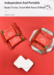 Serviettes compressées jetables personnalisables Viscose Coton Bambou Serviette de visage non tissée pour la maison Hôtel Voyage Sports-Coin Roll - Product Image 3